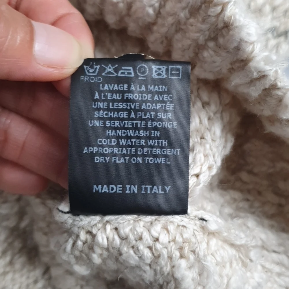 NWT Isabel Etoile Marant Blended Linen Pull Patty Sweater